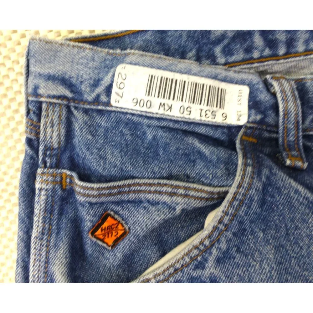 Wrangler FR Riggs Workwear Flame-Resistant Mens Jeans 40x30 100% Cotton Denim Bl - Picture 6 of 11